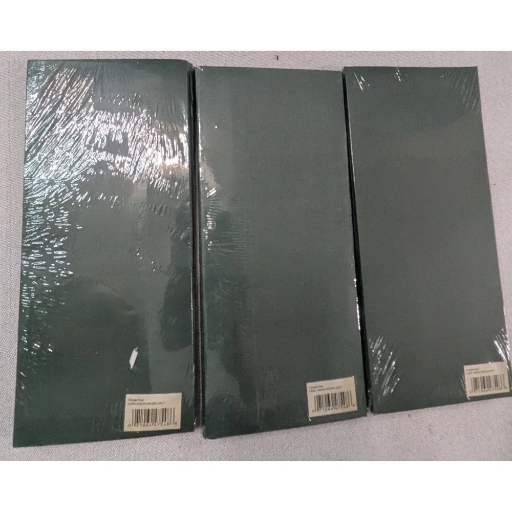 Geographics Envelopes Unisex OS Dark Green New 75 Count #10 Business 3 Pack